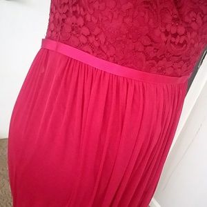Sleeveless Rose color Dress size 14